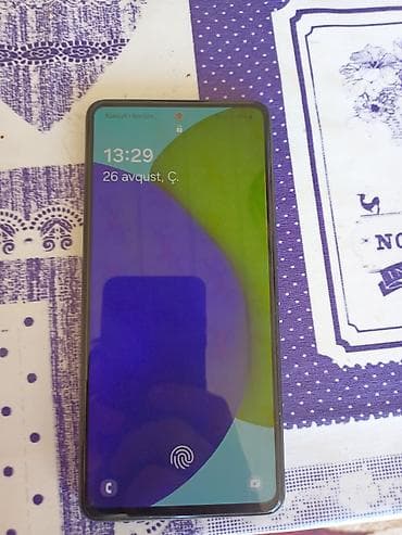 samsung no 10: Samsung Galaxy A52 5G, 128 GB, rəng - Qara, Barmaq izi — 1