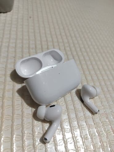 airpods pro satilir: Simsiz (Bluetooth) Qulaqcıqlar, Apple, rəng - Ağ — 7