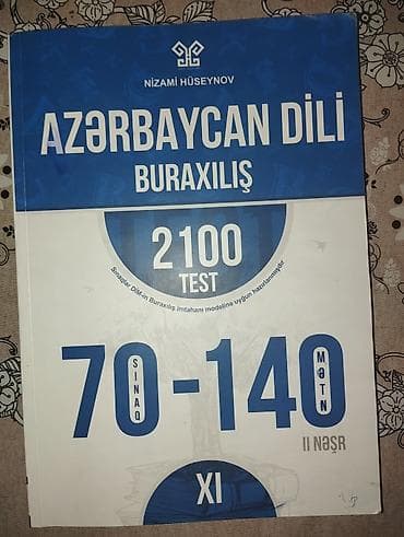 Məhsul: Azərbaycan dili – Buraxılış test toplusu Müəllif: Nizami