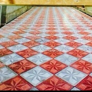 tek das: Trotuar (daş döşəmə) plitələri – geniş çeşid Məhsul: - Açıq sahələr — 4