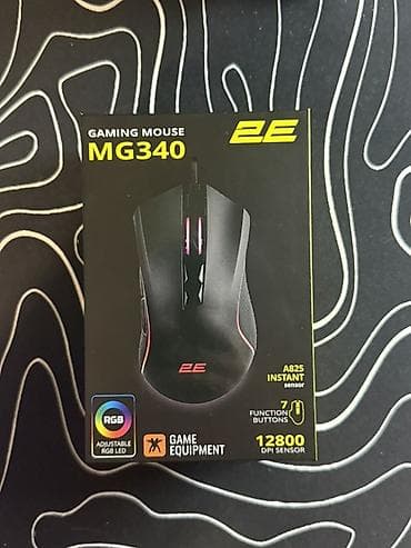 maus altlığı: 2E MG340 Gaming Mouse - Sensor: A825 Instant - Həssaslıq: 12 800 DPI — 3