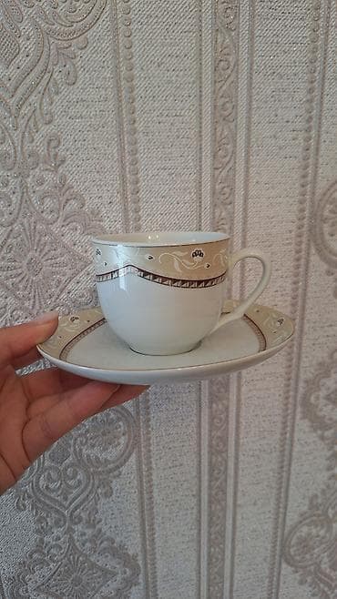 Çay dəsti, rəng - Ağ, Farfor, 12 nəfərlik — 4