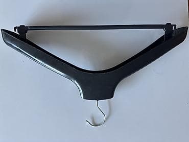 asilqan taxta: Geniş çiyinli kostyum asqısı - Material: möhkəm plastik korpus, metal — 4