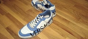 yun corab: Versace kişi/kadın krossovkası - Model: Aşağı profilli, klassik — 1