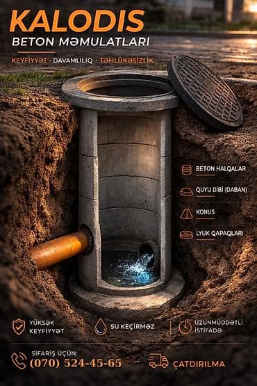 dəmir borular: 🔹 Kalodis | Dəmir Beton Kalodis Məmulatları | Bakı və Rayonlar — 1