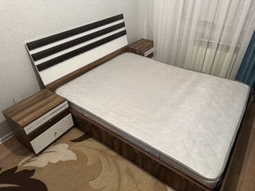 tek taxt: İkinəfərlik çarpayı, Bazasız, Matras ilə, Siyirməsiz — 3