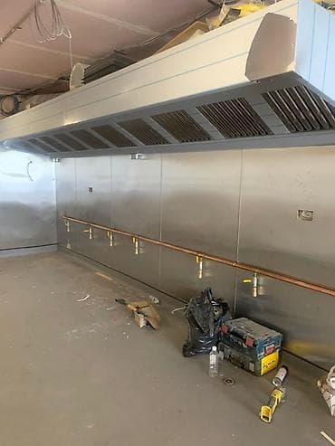 Havalandırma sistemləri: Peşəkar mətbəx üçün sənaye tipli ventilyasiya və aspirasiya başlığı - — 1