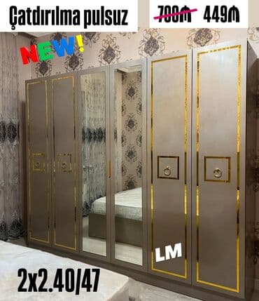 sef qap: Açılan, 6 qapı Düz dolab, Şifonyer — 1