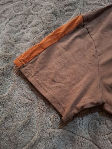 ijust s аккумулятор: Qadın polo-stil paltar - Rəng: qəhvəyi, narıncı detallarla - Üstündə — 4