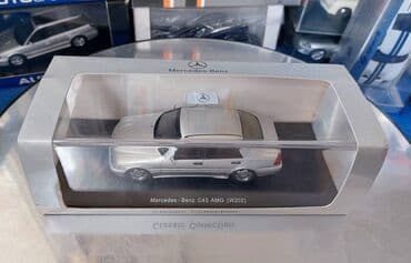 vita start: Коллекционная модель Mercedes-Benz C43 AMG W202 silver 2000 Special — 2