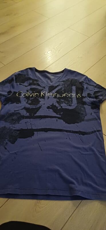 ВАЗ (ЛАДА): Мужская футболка, Calvin Klein, S, цвет - Синий — 5