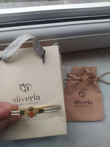 qizill: Silveria brendindən zərif qolbaq - Rəng: qızılı - Ön hissə: ikiqat — 1