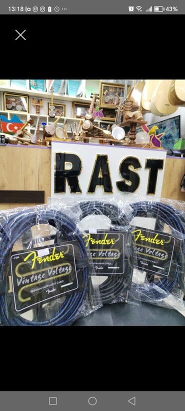 perexadnik: Kabel RC-F1 Musiqi alətləri kabeli RC-F1M SES KABELI Gitara kabeli — 20