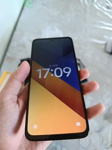 poco c40: Poco M6, 128 GB, rəng - Qara, Sensor, Barmaq izi, Sənədlərlə — 4