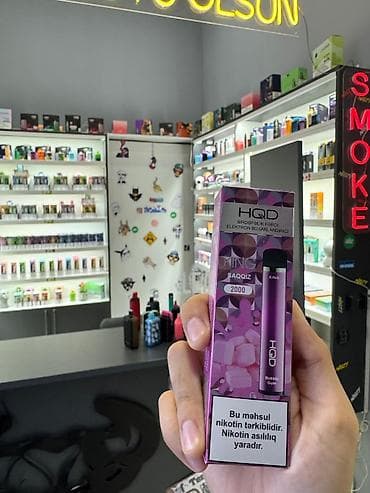 qramla ətirlər topdan: HQD 2000 puff- 6 azn, i Topdan qiymətinə az sayda satışlar mövcuddur — 4