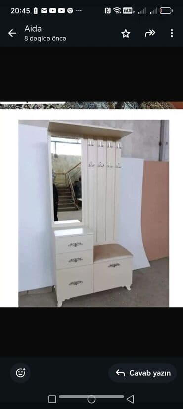 ışkaf: Yeni, 2 qapılı Düz dolab, Dəhliz dolabı — 6