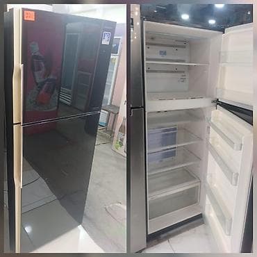 kalonkalar satilir: 2 qapılı Hitachi Soyuducu Satılır, rəng - Qara — 1