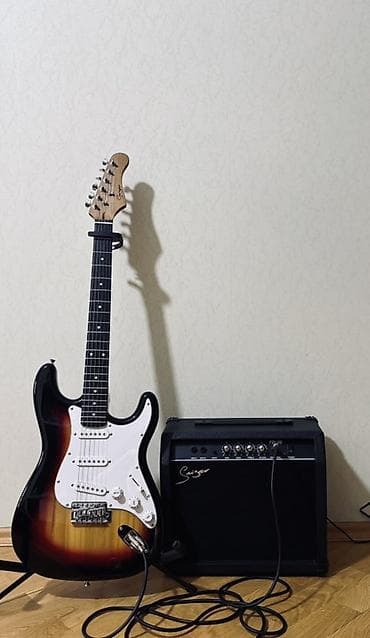 squier: Elektrik gitara dəsti. real aliciya endirim olacaq‼️ Dəstə şəkildə — 1