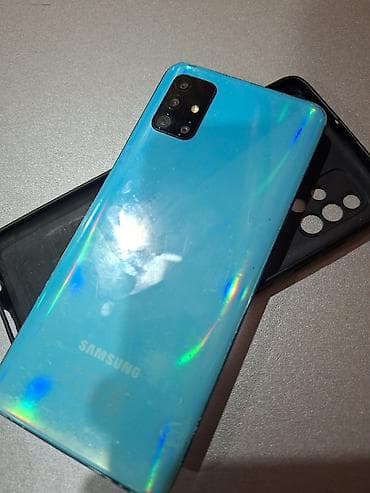 Samsung Galaxy A51, 128 GB, rəng - Mavi, Barmaq izi — 3