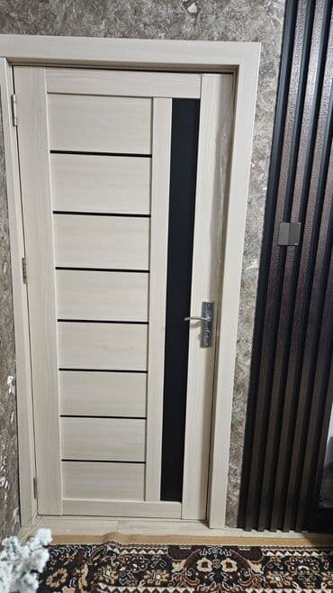Otaq qapıları: Yataq otağı üçün Yeni Otaq qapısı 90x205 sm Naliçnik ilə, Zəmanətli, Ödənişli quraşdırma, Pulsuz çatdırılma — 1