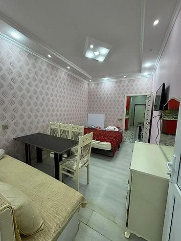 kiray: 2 otaqlı mənzil – studiya tipli Planlaşdırma: - Geniş bir otaq + açıq — 3