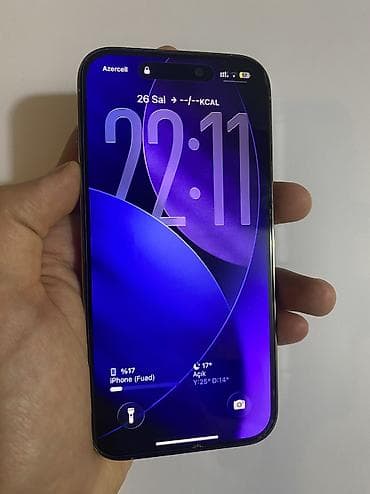 iphone 17 pro 512 gb: IPhone 14 Pro, 128 GB, Simsiz şarj, Face ID — 1