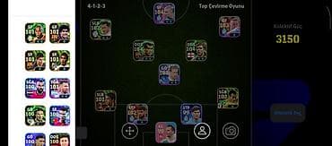 notbuk oyun: Efootball hesabı satılır 3150 puan icində dəyərli oyuncular var real — 2