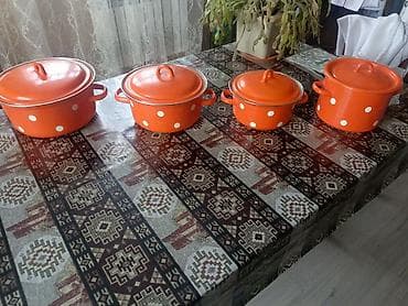 granite tava: Qazan, rəng - Narıncı — 1