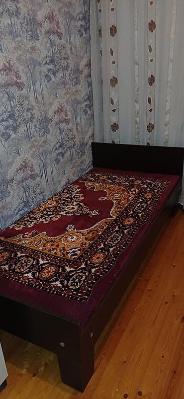 İşlənmiş, Təknəfərlik çarpayı, Bazalı, Matrassız, Siyirməsiz