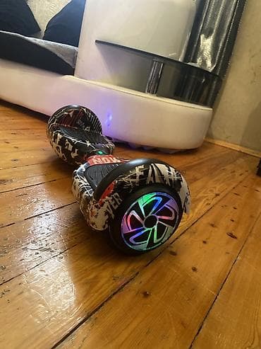 bağlama saz: Qraffiti dizaynlı hoverboard (özünübalanslaşdıran skuter) - Təkər — 2