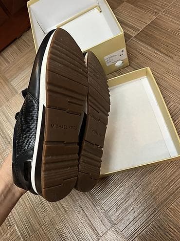 krasovkalar qadin ucun: Michael Kors qadın idman ayaqqabısı - Model: Michael Kors (arxa — 7