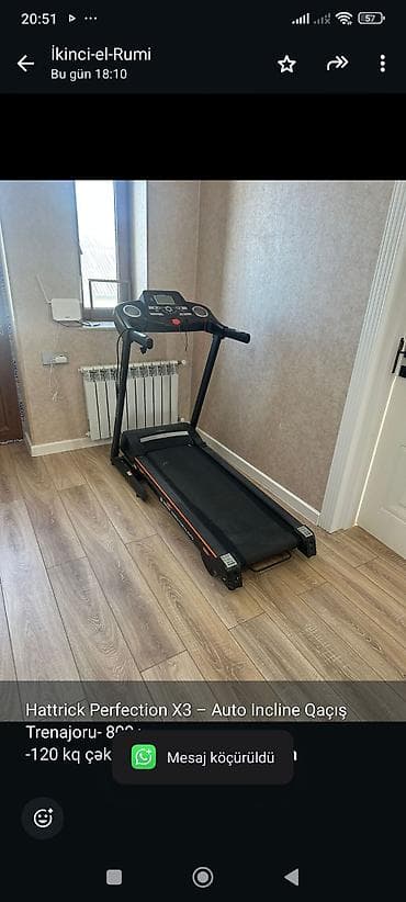 Hattrick Perfection X3 – Auto Incline Qaçış Trenajoru- 800₼ -120 kq lalafo.az -da Hattrick Perfection X3 – Auto Incline Qaçış Trenajoru- 800₼ -120 kq