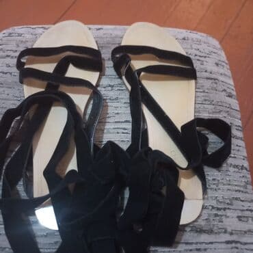 босоножки новые 36 размер: Zara, Размер: 37, цвет - Черный, Новый — 2