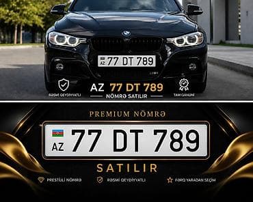 Premium avtomobil nömrəsi: AZ 77 DT 789 Xüsusiyyətlər: - Prestijli və