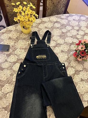 Pencəklər: Uşaq üçün cins kombinezon. Xs, S razmerə də gedir - Material: qalın — 4