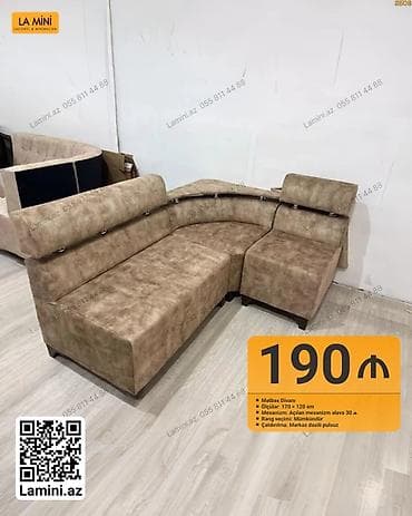 metbext mebili: Künc divan, Açılan, Şəhərdaxili pulsuz çatdırılma — 1