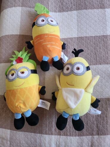 miniso co mmc: Minions yumşaq oyuncaqlar Ananas, banan və yerkökü. Hər biri 7 azn — 7