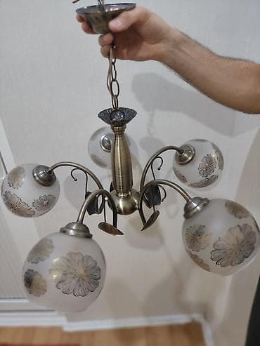 sud separatoru: Çılçıraq, 5 lampa, Metal — 1