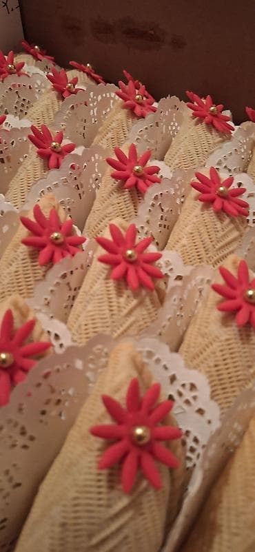 tort sekili: Evdə hazırlanmış şirniyyatlar və tortlar - Qat-qat xəmirli, üzəri — 3