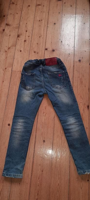jeans salvar: 7_8 yaş Burberryden alinib — 2