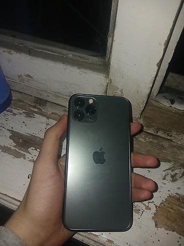 IPhone 11 Pro, 64 GB, Matte Midnight Green, Simsiz şarj, Face ID