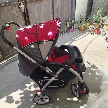 uzun bot: Uşaq arabası – Goodbaby brendi, qırmızı/boz rəng. Xüsusiyyətlər: - — 6