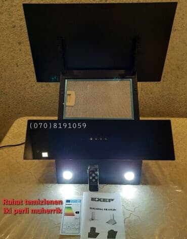 Кухонные вытяжки: Вытяжка цвет - Черный, Новый — 2