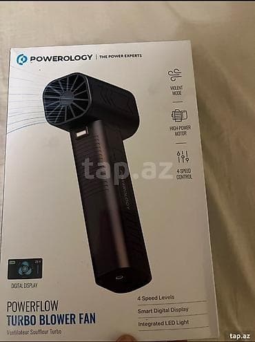 tarsofka vuran: Turbo Fan Jet. Powerology PowerFlow Turbo Blower Fan – portativ — 1