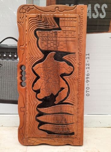 saski: Nərd taxta Əl işi Qoz ⚜ağacından hazırlanmış, yüksək keyfiyyətli🛡 — 2