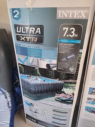 bas gitara: İntex Ultra XTR dikdörtqanüstü hovuz dəsti - Ölçü: təxminən 7.32 m x — 4