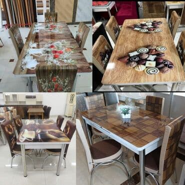 телефон флай 510: *Hazır elde olan* ✔️Türk istehsalı🇹🇷 ✔️Kuxna üçün stol stul dəsti ✔️ — 25