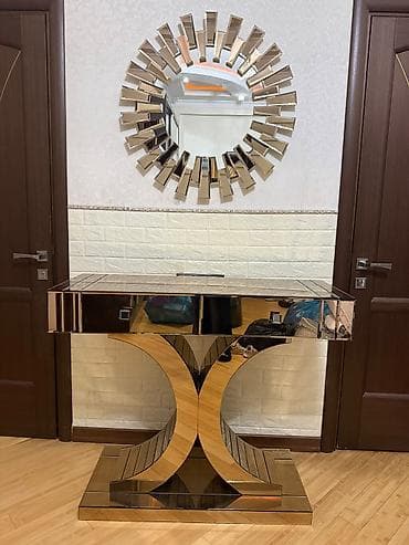 Ev üçün digər mebel: Endirim 500azn Piano güzgü və dressuar qızılı rəng ideal veziyyetde — 1