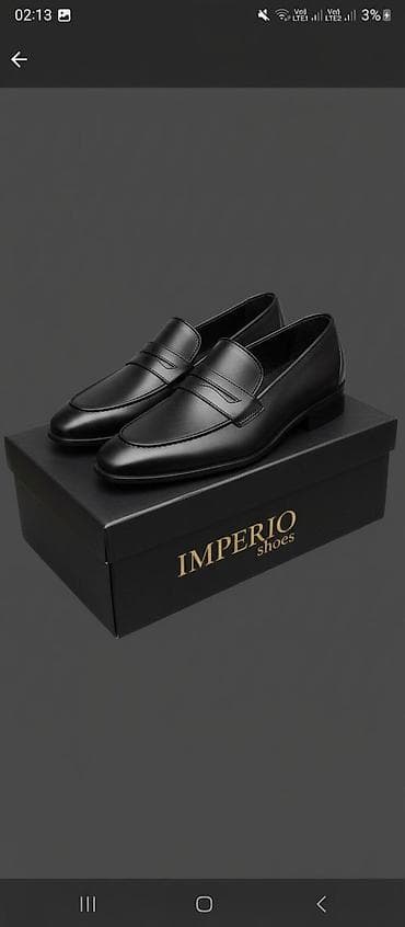 Klassik kişi ayaqqabısı – IMPERIO Shoes - Model: Loafer (klassik — 1