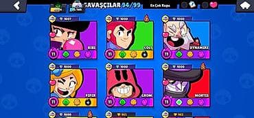 Çantalar: Brawl Stars hesabı – güclü və inkişaf etmiş profil - Kupa: 43,519 — 2